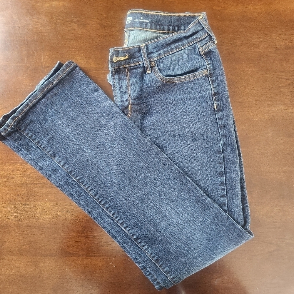 Old Navy The Regular/standard Boot_Cut Women’s Jeans size 8 blue color